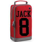 Football Boot Bag or Shoe Bag – Personalised with Name & Number