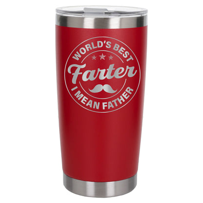 Personalised Best Farter I Mean Father Thermal Cup for Birthday Present
