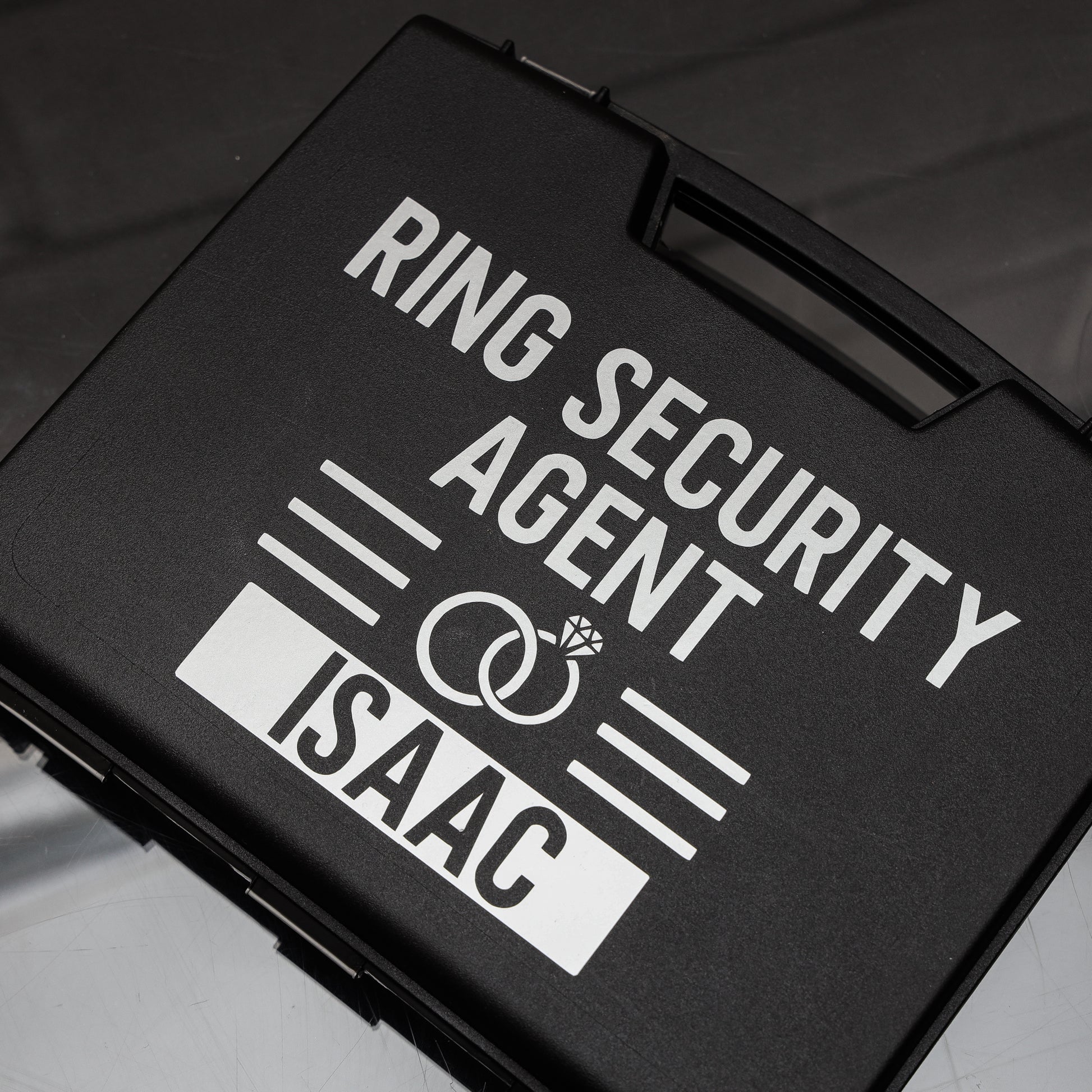 Personalised Pageboy Ring Security Box Briefcase  - Always Looking Good -   