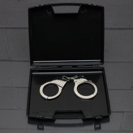 Personalised Pageboy Ring Security Box Briefcase  - Always Looking Good - Briefcase and handcuffs  