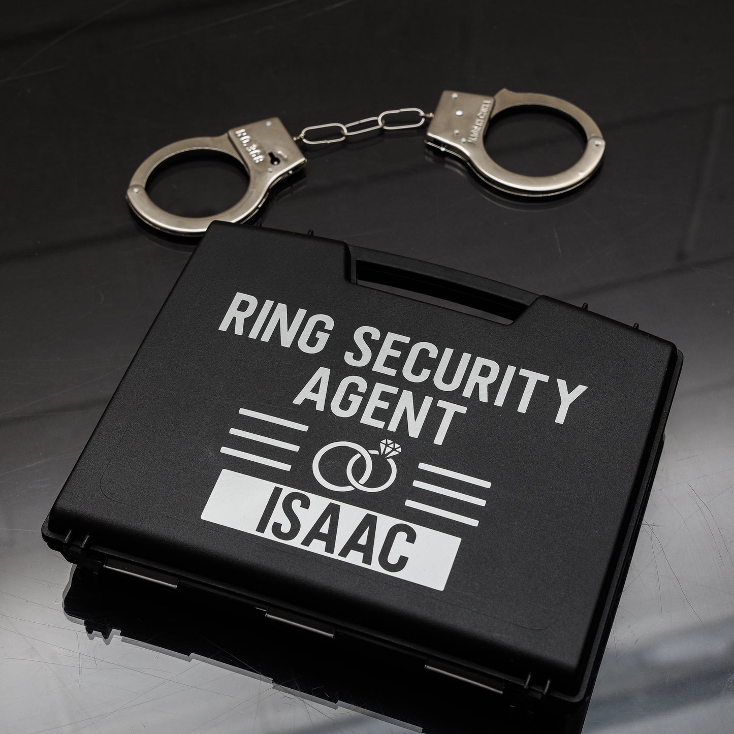 Personalised Pageboy Ring Security Box Briefcase  - Always Looking Good -   