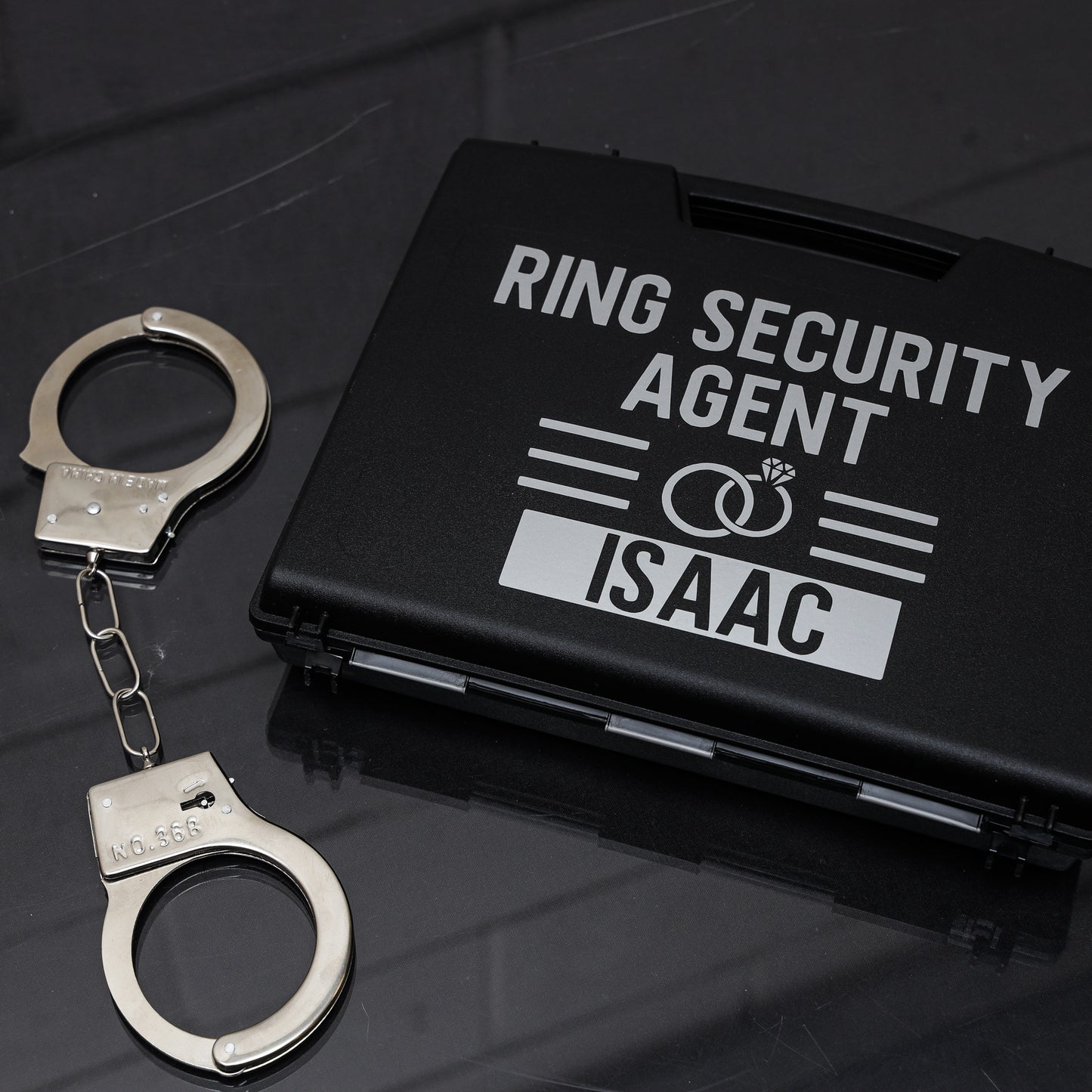 Personalised Pageboy Ring Security Box Briefcase  - Always Looking Good -   