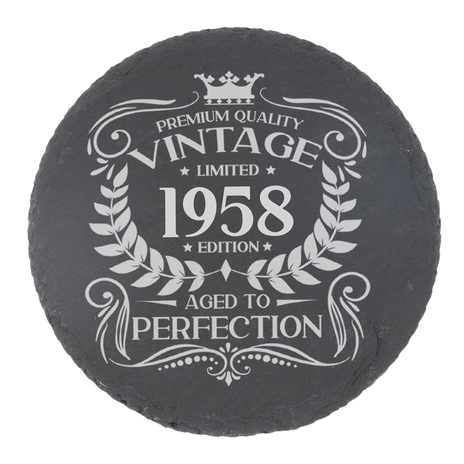 Personalised Vintage 1958 Mug and/or Coaster  - Always Looking Good -   