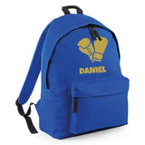 Personalised Boxing Gloves Backpack | Kids School Bag with Name