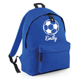 Personalised Football Backpack | Kids School Bag with Name