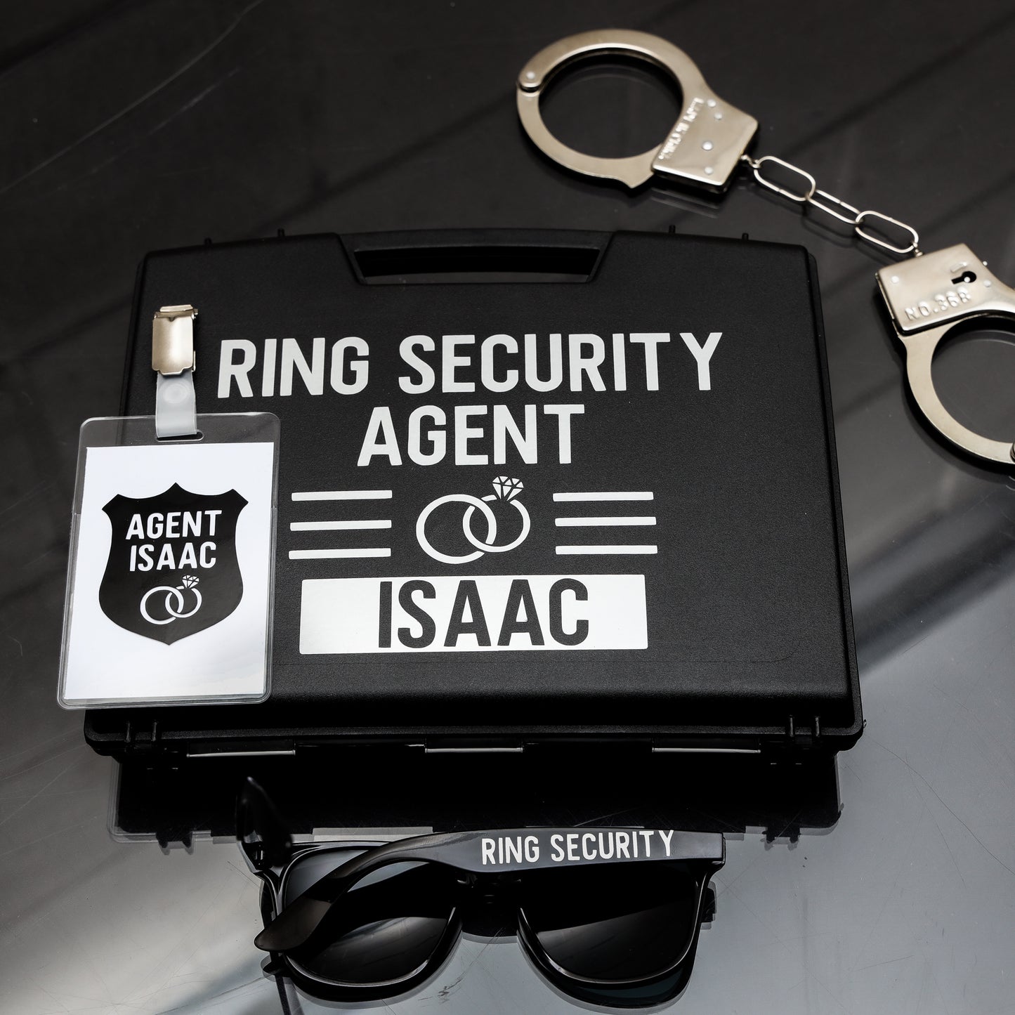 Personalised Pageboy Ring Security Box Briefcase  - Always Looking Good -   