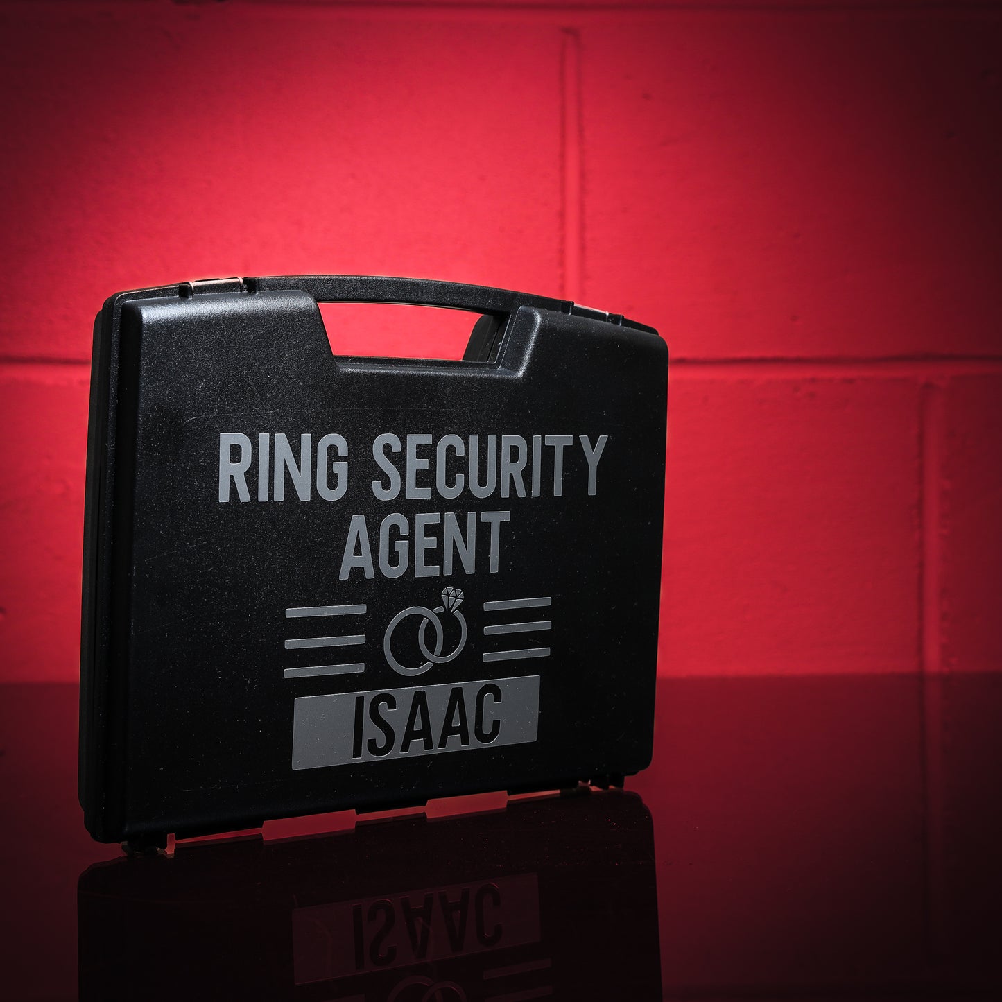 Personalised Pageboy Ring Security Box Briefcase  - Always Looking Good -   