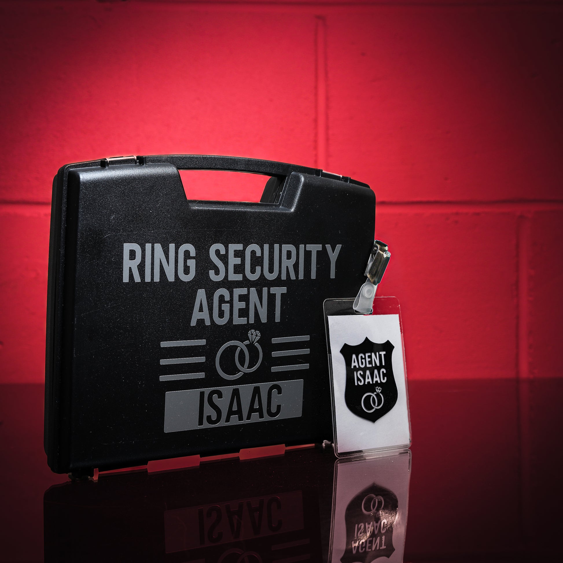 Personalised Pageboy Ring Security Box Briefcase  - Always Looking Good -   