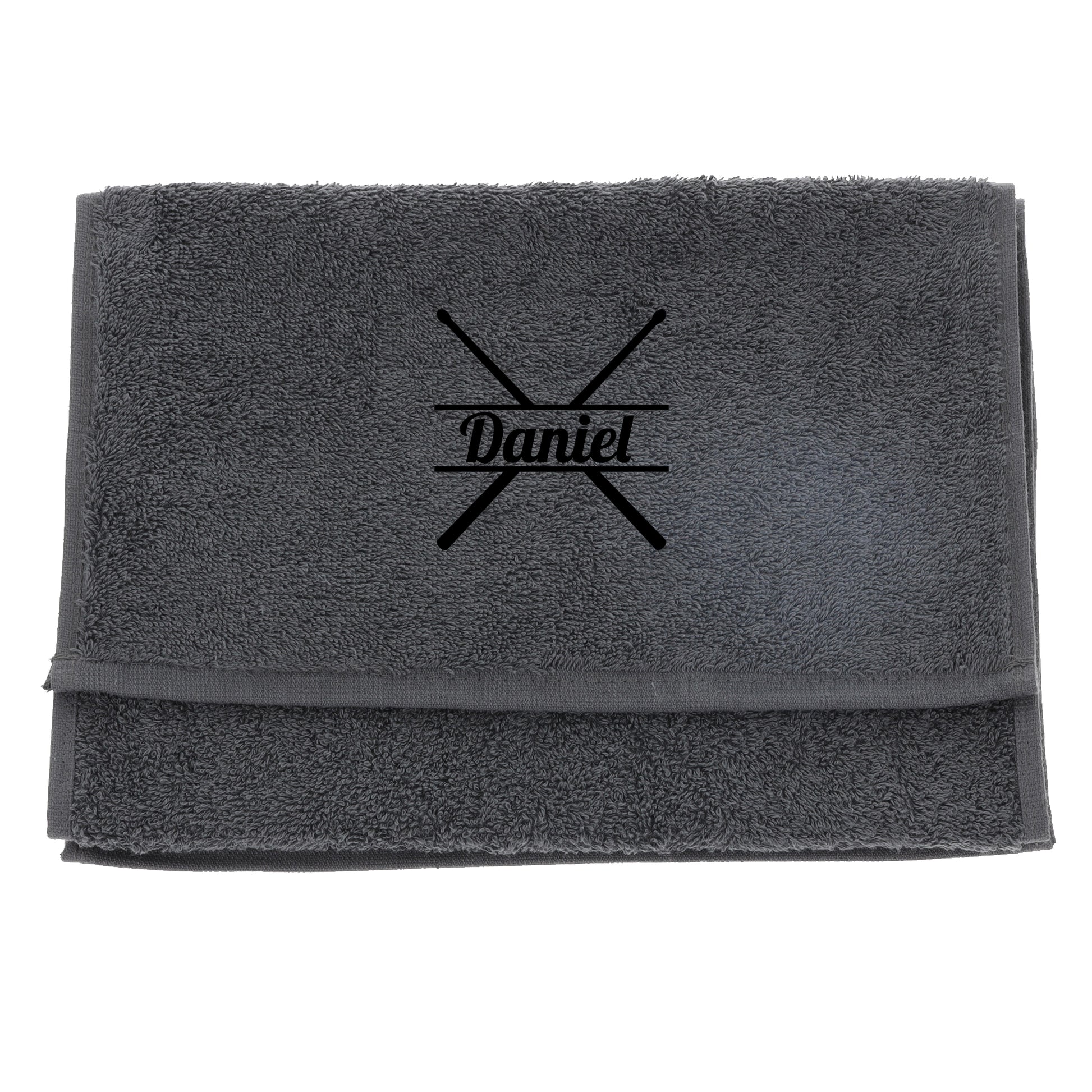 Personalised Embroidered Drummer Towel  - Always Looking Good -   