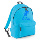 Personalised Footballer Backpack | Kids School Bag with Name