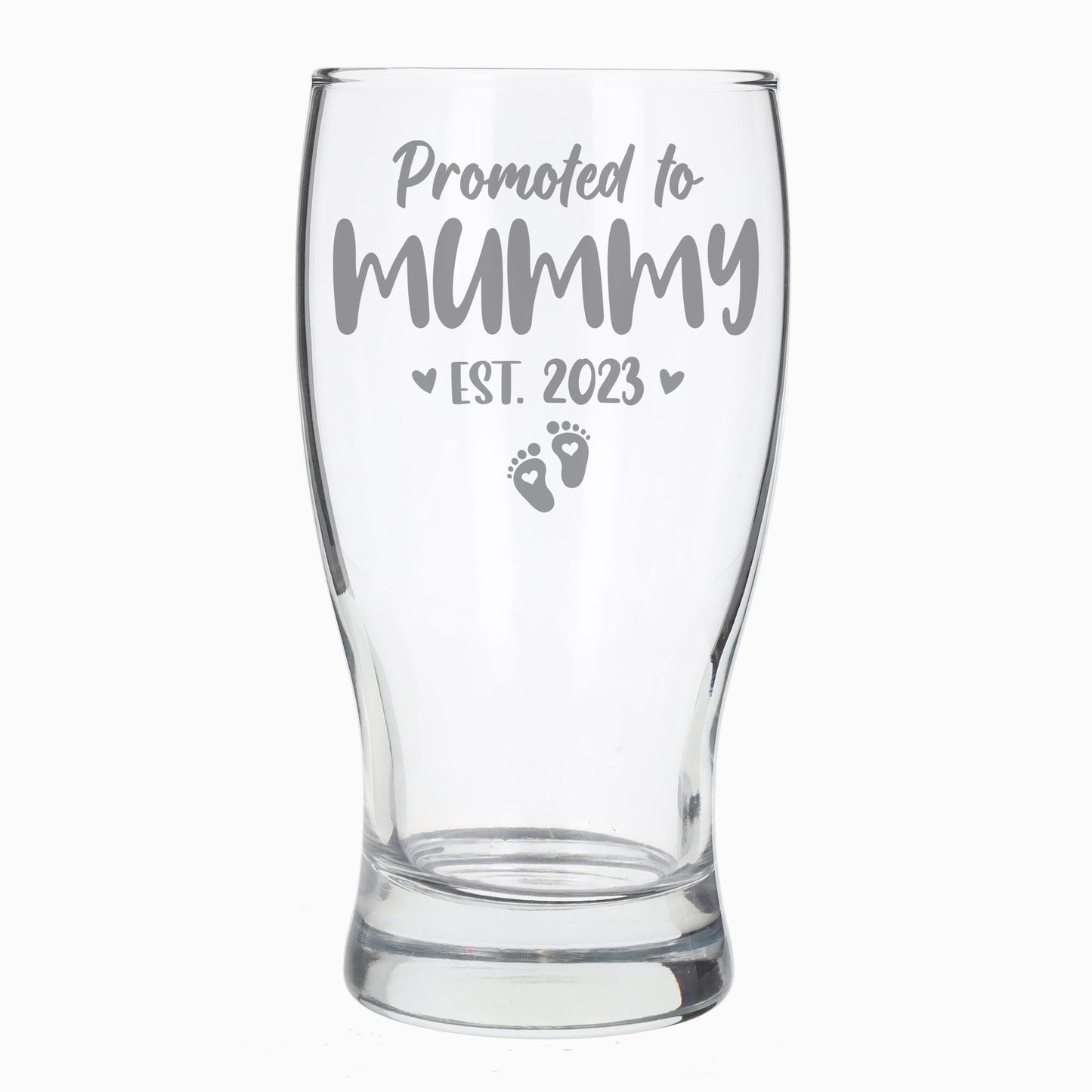 Promoted To Mummy Engraved Pint Glass  - Always Looking Good -   