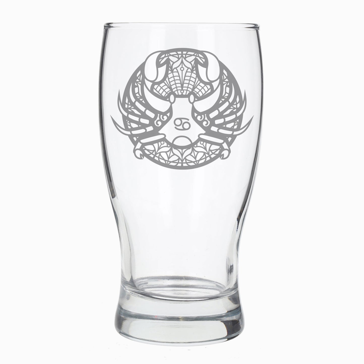 Cancer Zodiac Engraved Pint Glass  - Always Looking Good -   