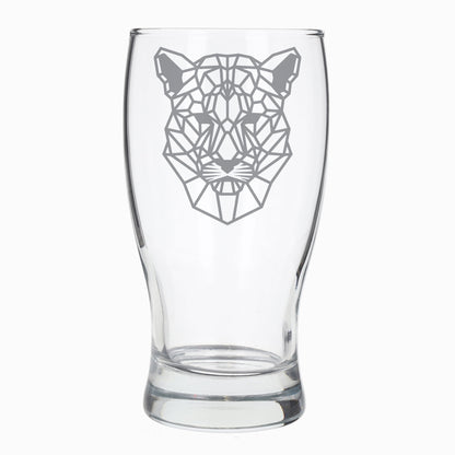 Jaguar Engraved Pint Beer Glasses For Animal Lovers  - Always Looking Good -   