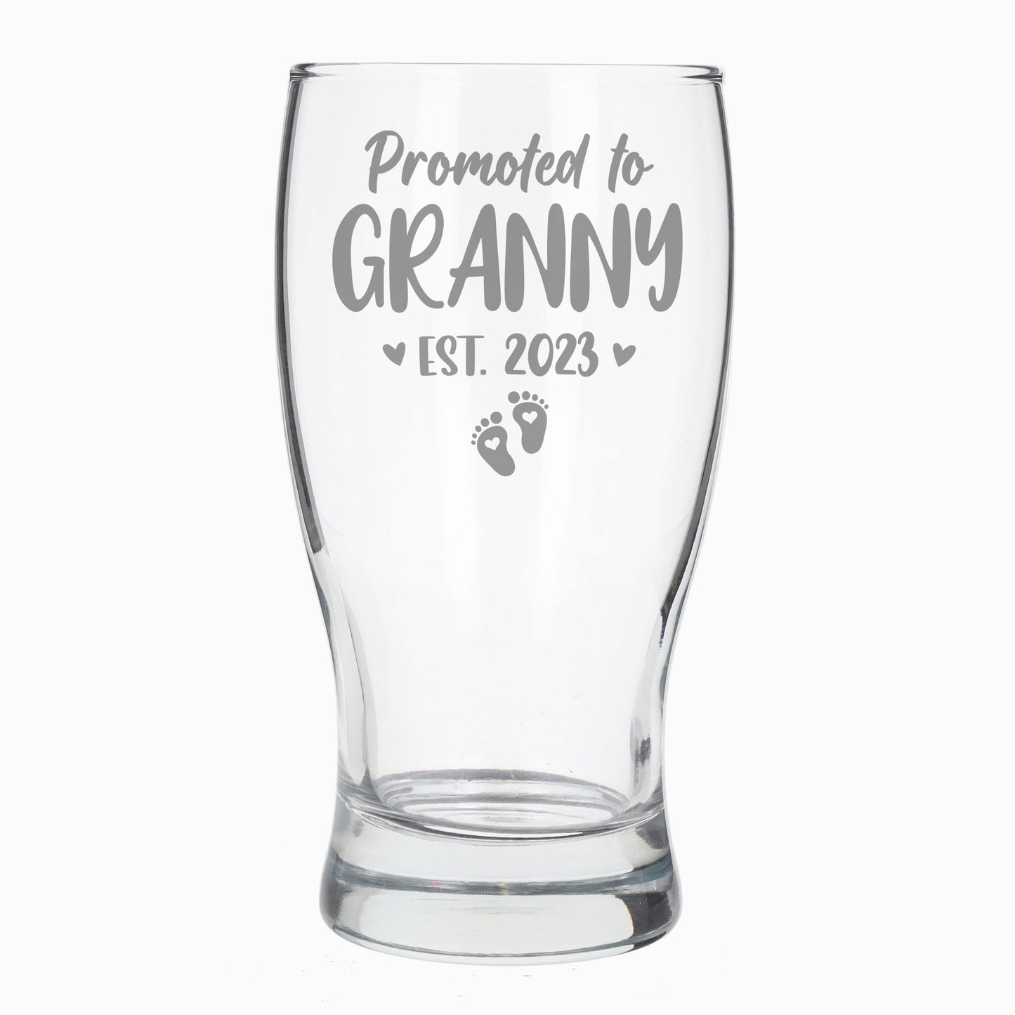 Promoted To Granny Engraved Pint Glass  - Always Looking Good -   