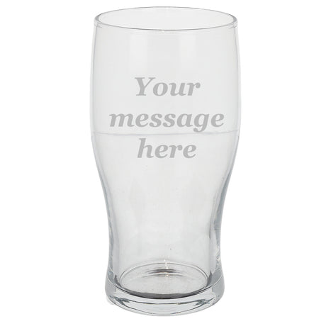 Create Your Own Beer or Lager personalised pint glass - Always Looking Good -   