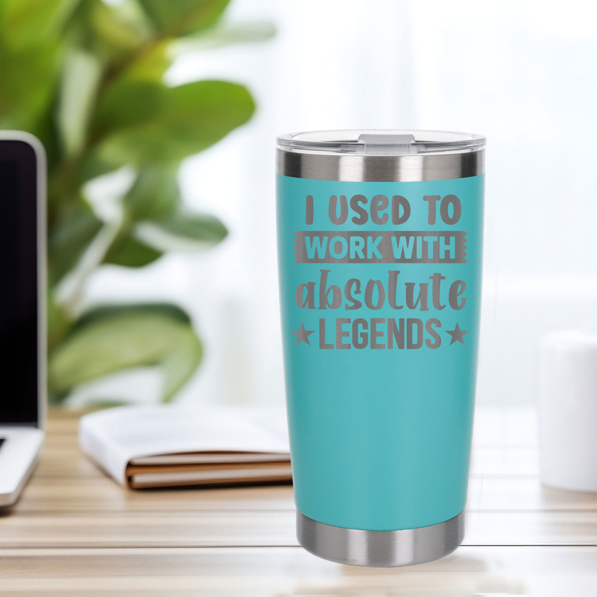 I Used to Work with Absolute Legends Engraved Stainless Steel Thermal Cup 500ml