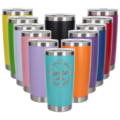 Personalised Best Farter I Mean Father Thermal Cup for Birthday Present