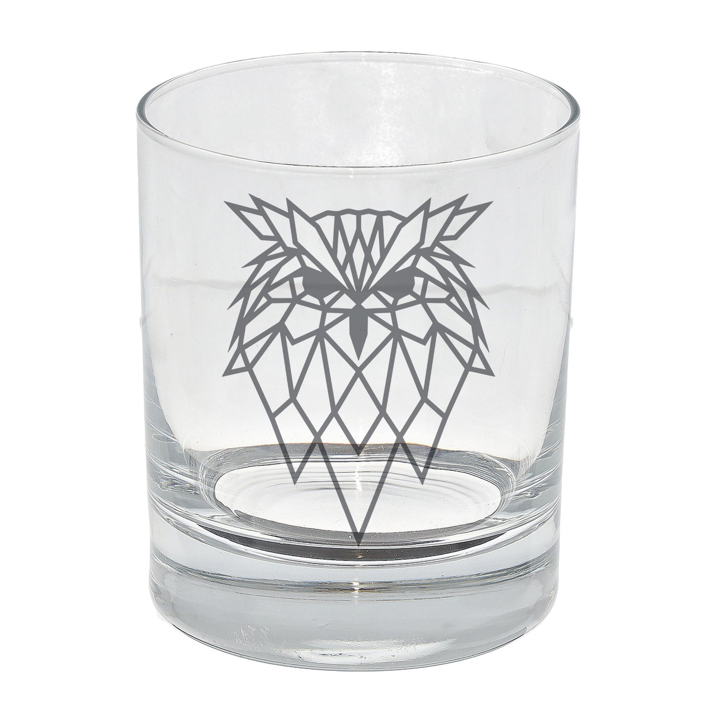 Owl Engraved Whisky Glass  - Always Looking Good -   