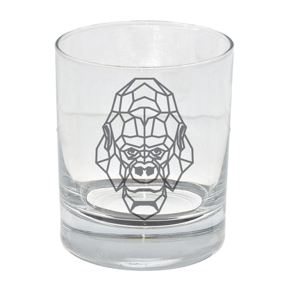 Gorilla Engraved Whisky Glass  - Always Looking Good -   