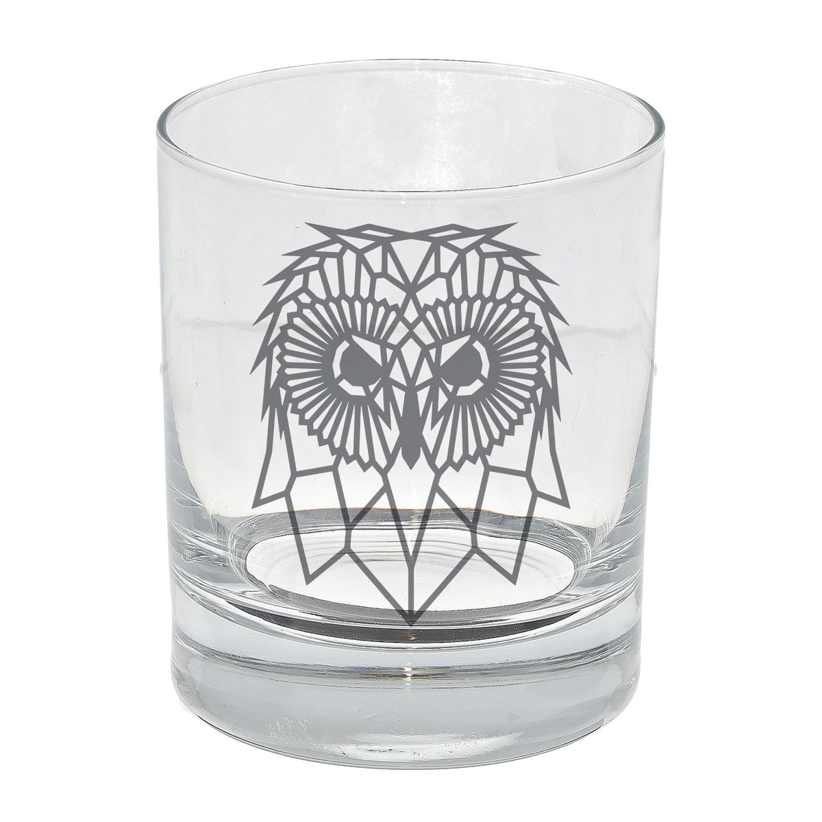 Cute Owl Engraved Whisky Glass  - Always Looking Good -   