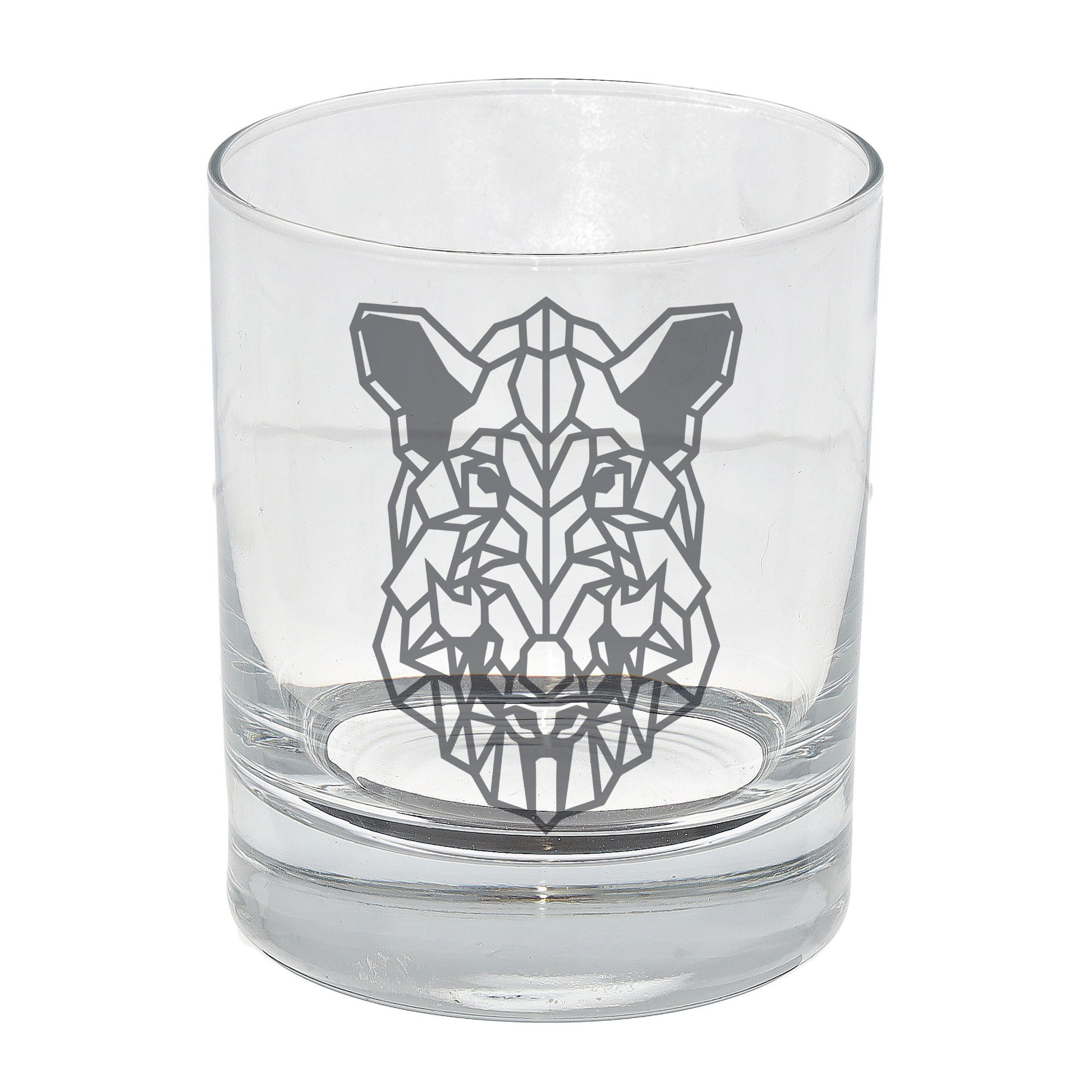 Warthog Engraved Whisky Glass  - Always Looking Good -   