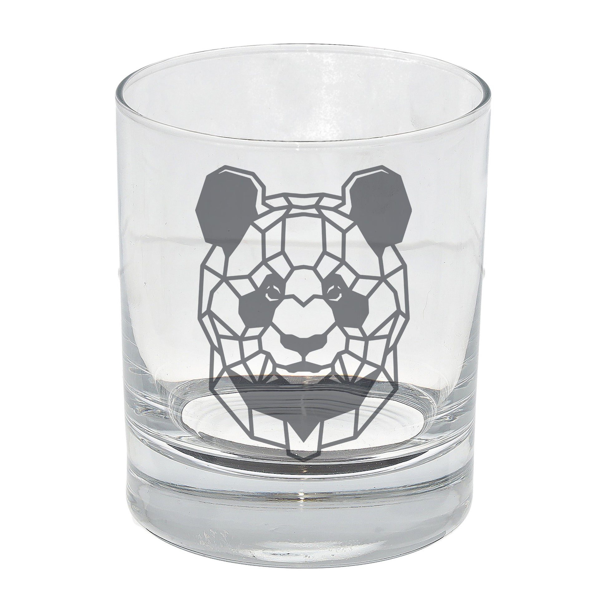 Panda Engraved Whisky Glass  - Always Looking Good -   