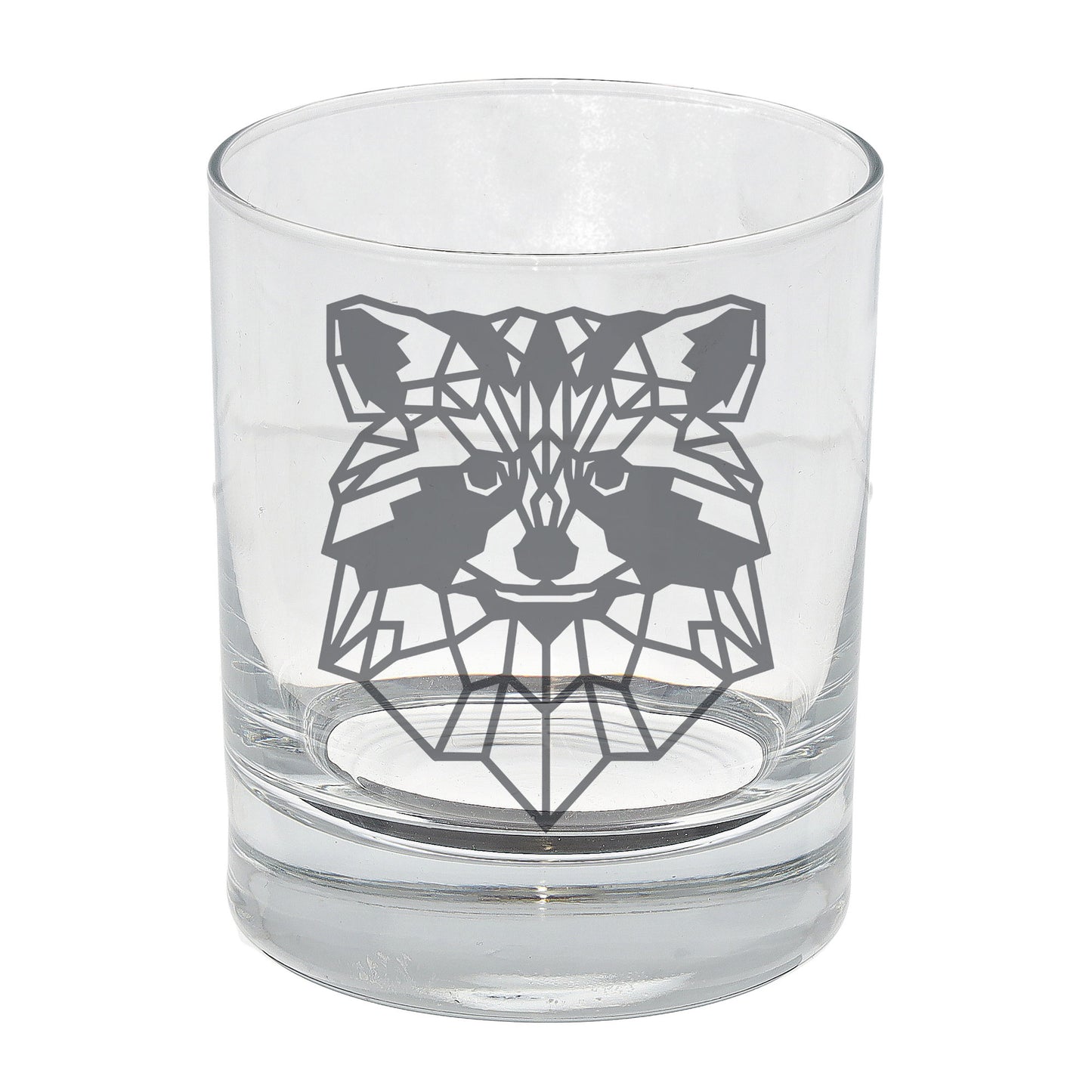 Racoon Engraved Whisky Glass  - Always Looking Good -   