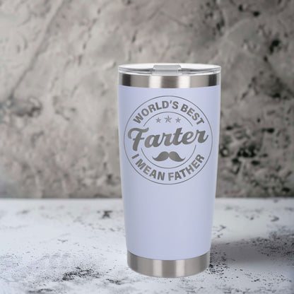 Personalised Best Farter I Mean Father Thermal Cup for Birthday Present
