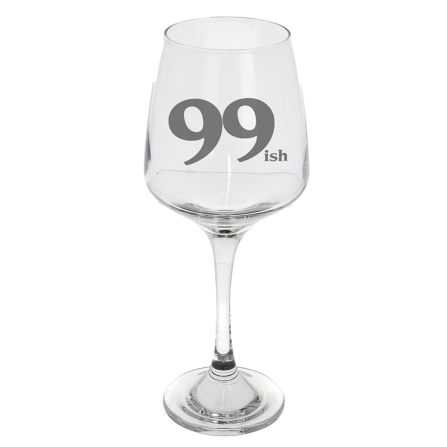 99ish Wine Glass and/or Coaster Set  - Always Looking Good - Wine Glass On Its Own  