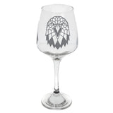 Eagle Laser Engraved Wine Glass  - Always Looking Good -   