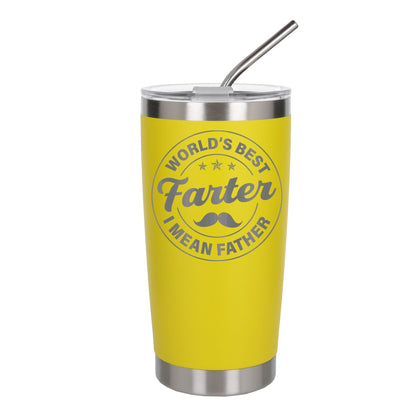 Personalised Best Farter I Mean Father Thermal Cup for Birthday Present