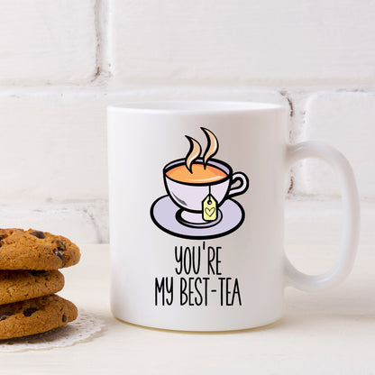 “Best-Tea” Engraved Personalised Birthday Mug For Besties
