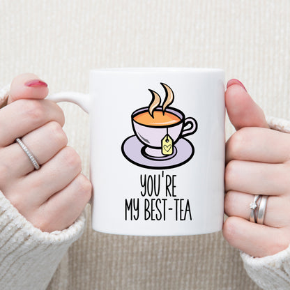 “Best-Tea” Engraved Personalised Birthday Mug For Besties