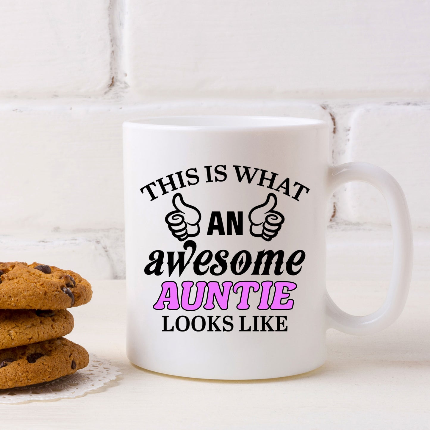 This Is What An Awesome Auntie Looks Like Mug  - Always Looking Good -   