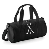Personalised Hockey Sticks Barrel Bag | Kids Sports Holdall with Name