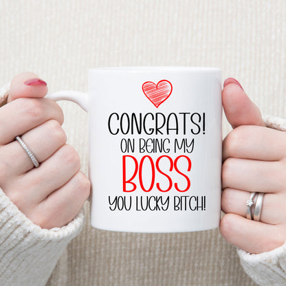 Congrats On Being My Boss Mug and/or Coaster Gift  - Always Looking Good -   