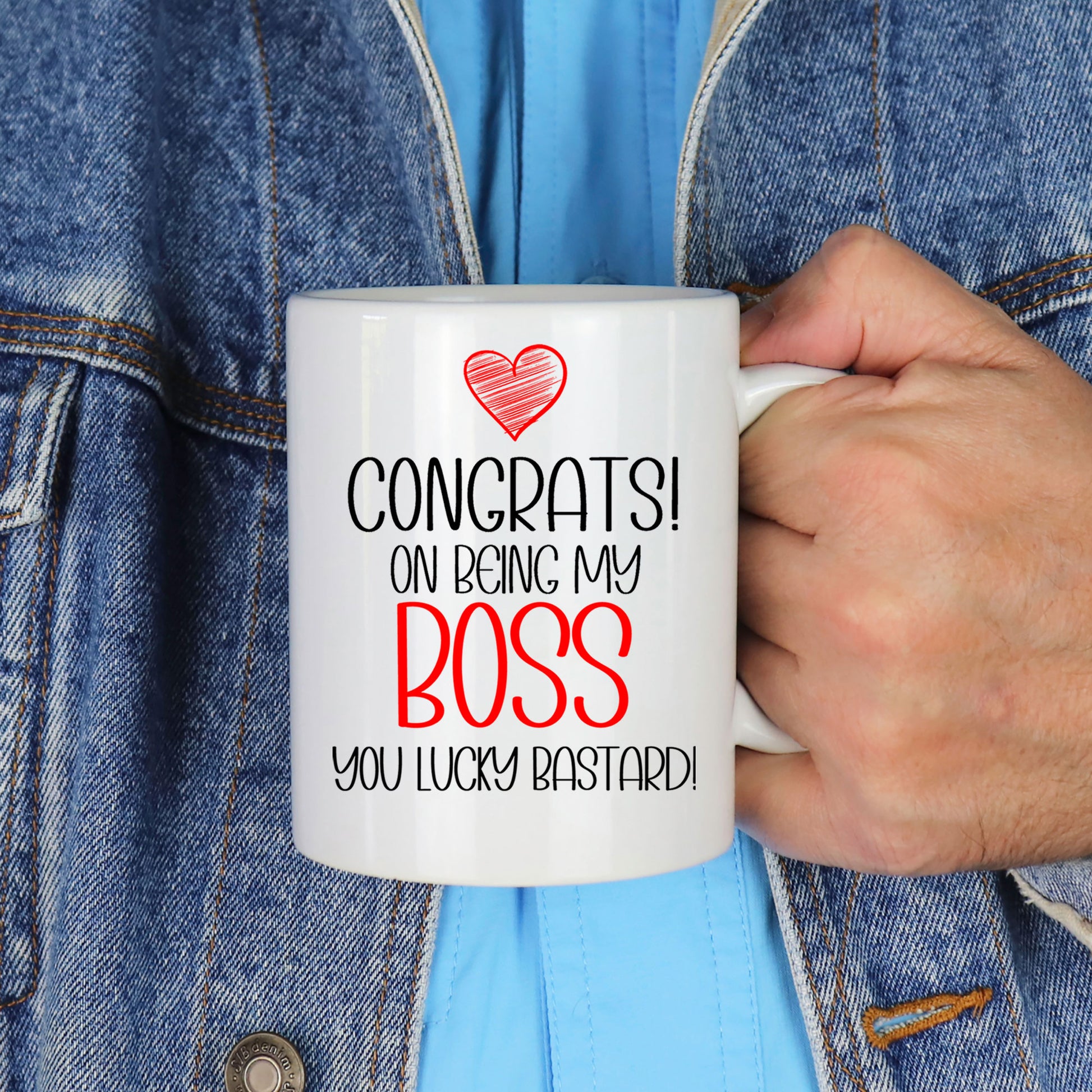 Congrats On Being My Boss Mug and/or Coaster Gift  - Always Looking Good -   