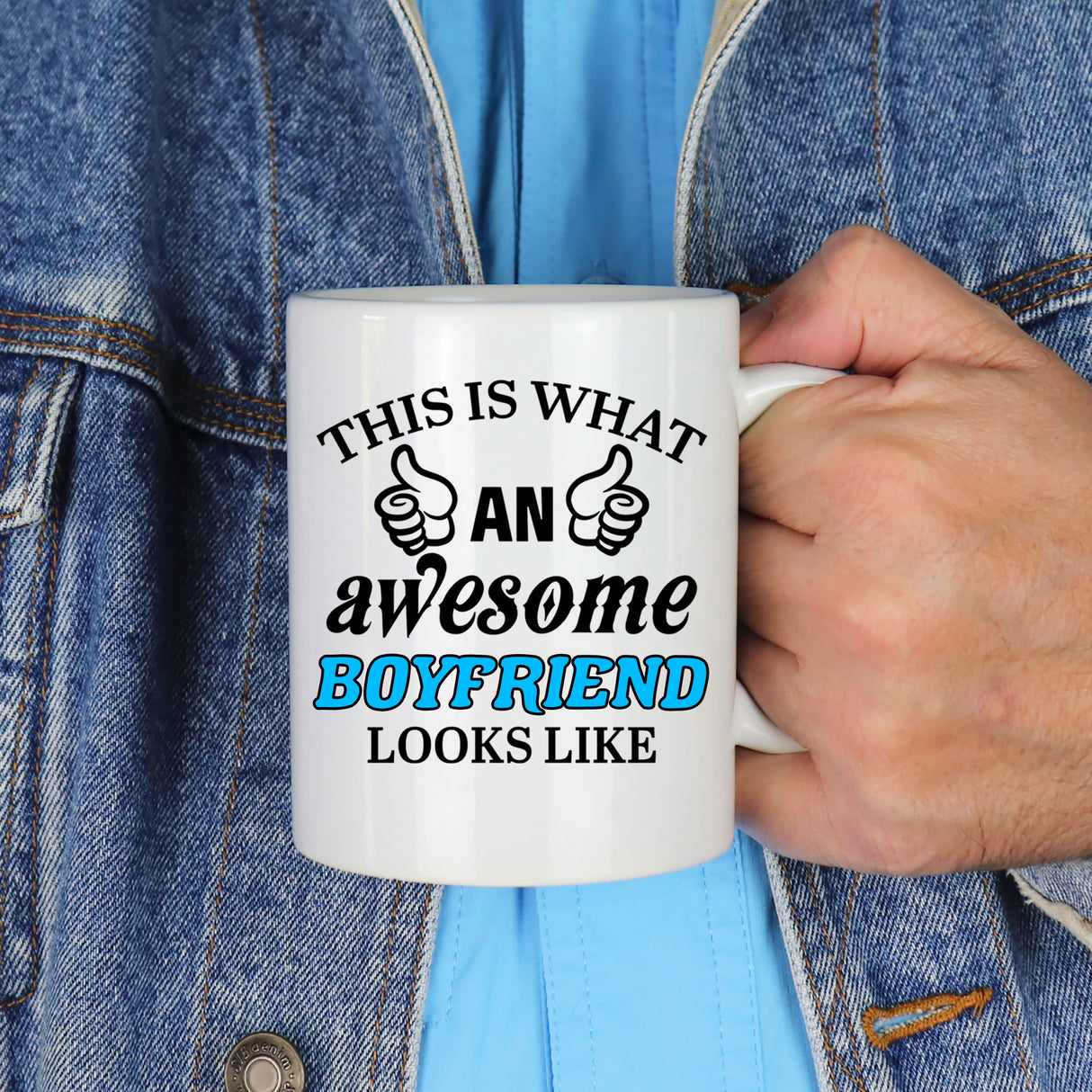 This Is What An Awesome [Your Text] Looks Like Personalised Ceramic Mug