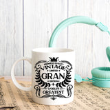 Vintage Worlds Greatest Gran Mug and/or Coaster  - Always Looking Good -   
