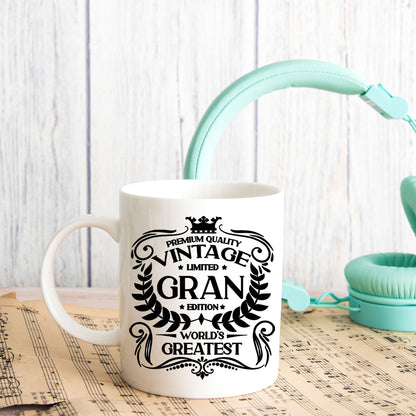 Vintage Worlds Greatest Gran Mug and/or Coaster  - Always Looking Good -   