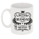 Vintage World's Greatest Personalised Ceramic Mug – Any Relative or Name