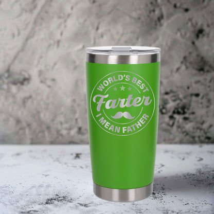 Personalised Best Farter I Mean Father Thermal Cup for Birthday Present