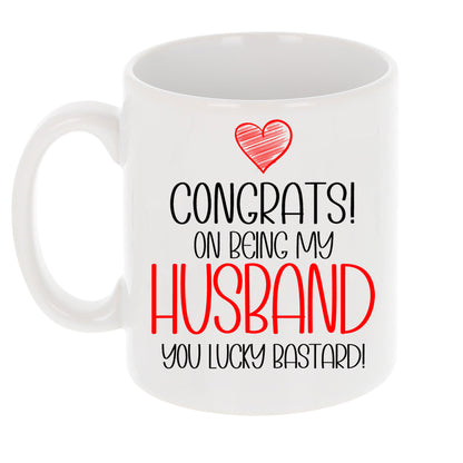 Congrats On Being My Husband Mug and/or Coaster Gift  - Always Looking Good -   