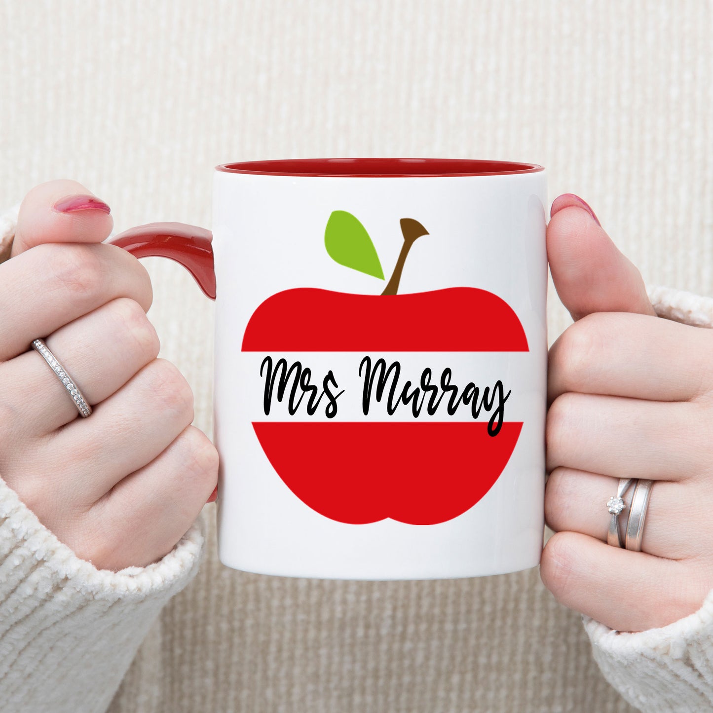 Personalised Teacher Thank you Gift Mug &/or Coaster Set