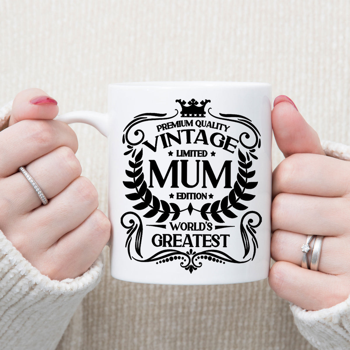 Vintage World's Greatest Personalised Ceramic Mug – Any Relative or Name