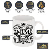 Vintage World's Greatest Personalised Ceramic Mug – Any Relative or Name