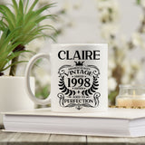 Personalised Vintage Milestone Birthday Mug – Any Age