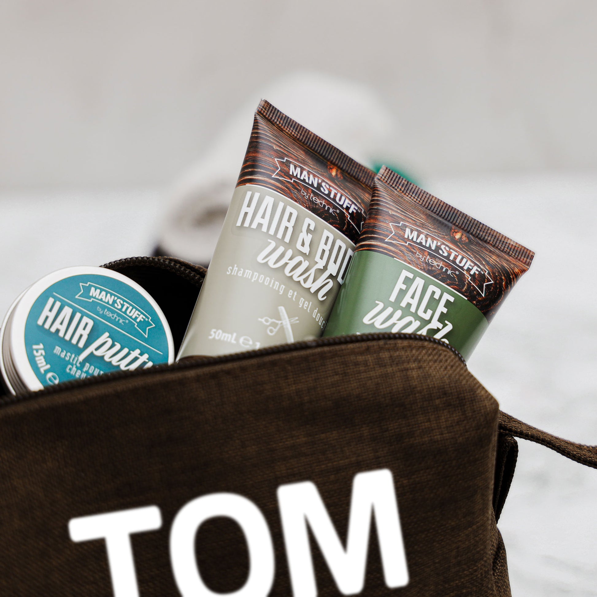 Personalised Men's Filled Wash Bag Gift Set  - Always Looking Good -   