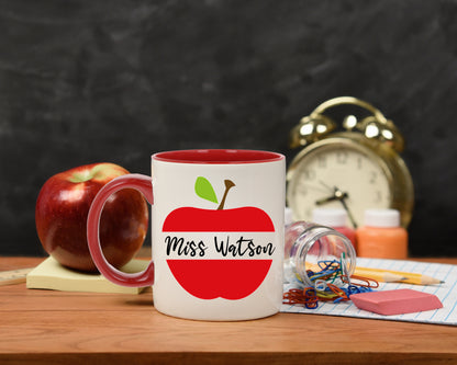 Personalised Teacher Thank you Gift Mug &/or Coaster Set