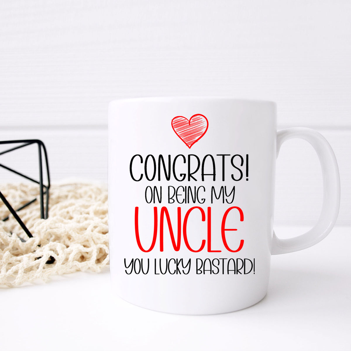 Congrats On Being My Uncle Mug and/or Coaster Gift  - Always Looking Good -   